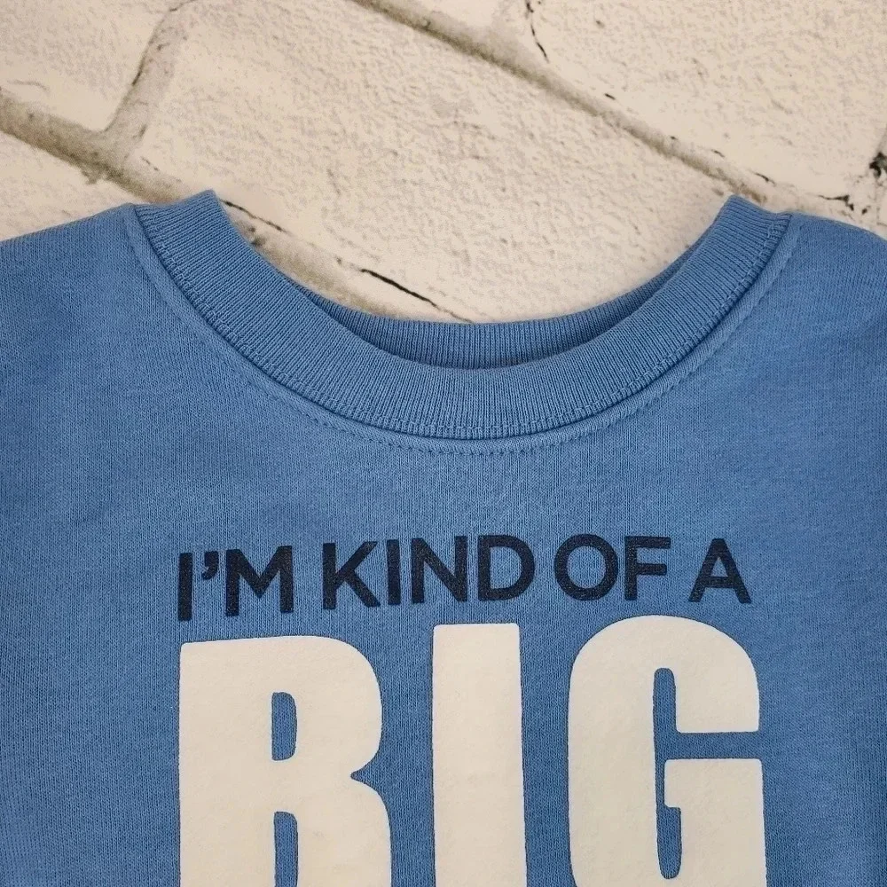 Blue Big Deal Boys Fleece Lined Sweatshirt and Sweatpants Matching Set
